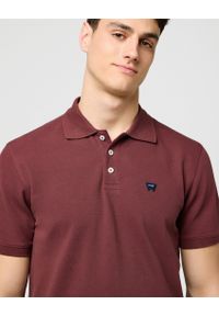 Wrangler - MESKA KOSZULKA POLO WRANGLER POLO SHIRT DECADENT CHOCOLATE 112371398. Typ kołnierza: polo #3