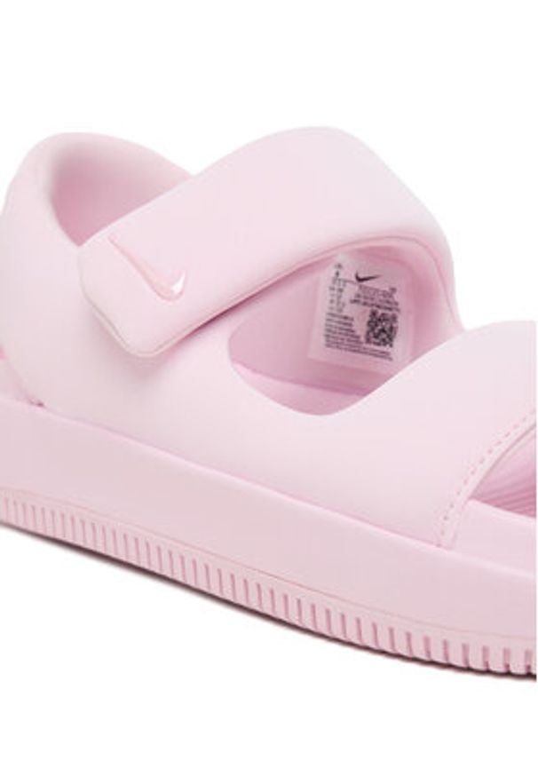 Nike Sandały Calm Sandal FZ3125 600 Różowy. Kolor: różowy. Materiał: skóra