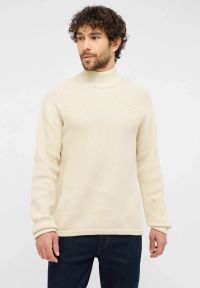 Mustang Style Elwood Light Gray 1015816 3003 MĘSKI SWETER. Okazja: na co dzień. Typ kołnierza: golf. Materiał: bawełna. Długość rękawa: długi rękaw. Długość: długie. Styl: casual, elegancki, klasyczny #8