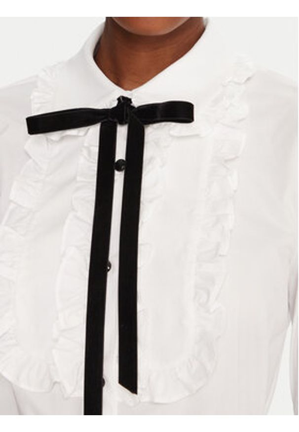 Luisa Spagnoli Koszula Luli 542457 Biały Regular Fit. Kolor: biały. Materiał: bawełna