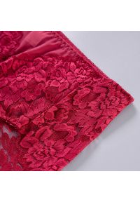 Intica - Majtki koronkowe z pełnym tyłem eleganckie Heidine. Kolor: czarny. Materiał: koronka. Wzór: koronka #4