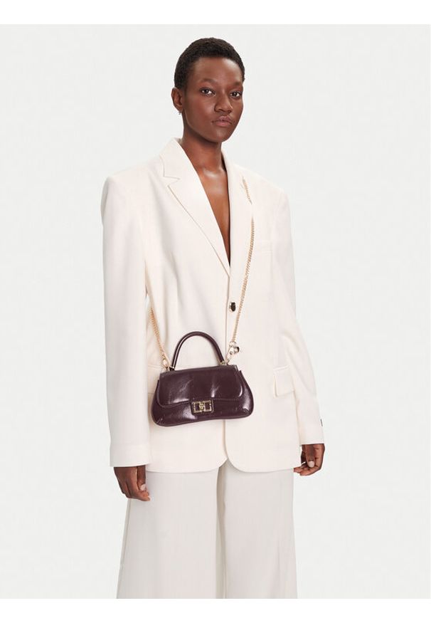 Aldo Torebka Catrine 14143698 Bordowy. Kolor: czerwony. Materiał: skórzane