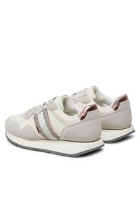 Tommy Jeans Sneakersy EVA Runner Metallic EN0EN02687 Écru. Materiał: skóra, zamsz