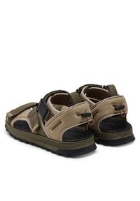 Clarks Sandały ATL Trek Tide 26181522 Beżowy. Kolor: beżowy. Materiał: materiał