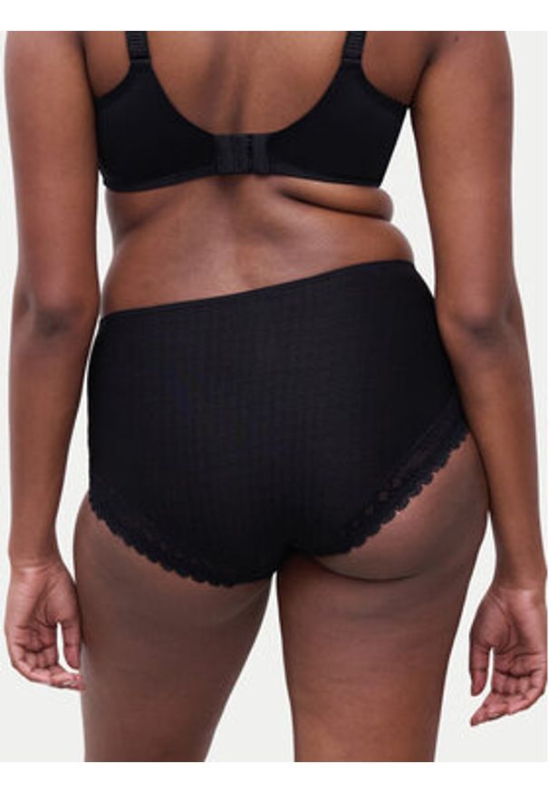 Chantelle Figi klasyczne z wysokim stanem Sublime C19WC6 Czarny. Stan: podwyższony. Kolor: czarny. Materiał: syntetyk