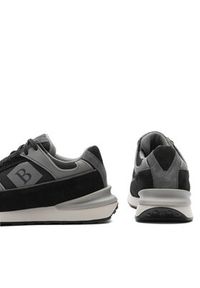 Badura Sneakersy GRAFTON-23 MB Czarny. Kolor: czarny. Materiał: zamsz, skóra