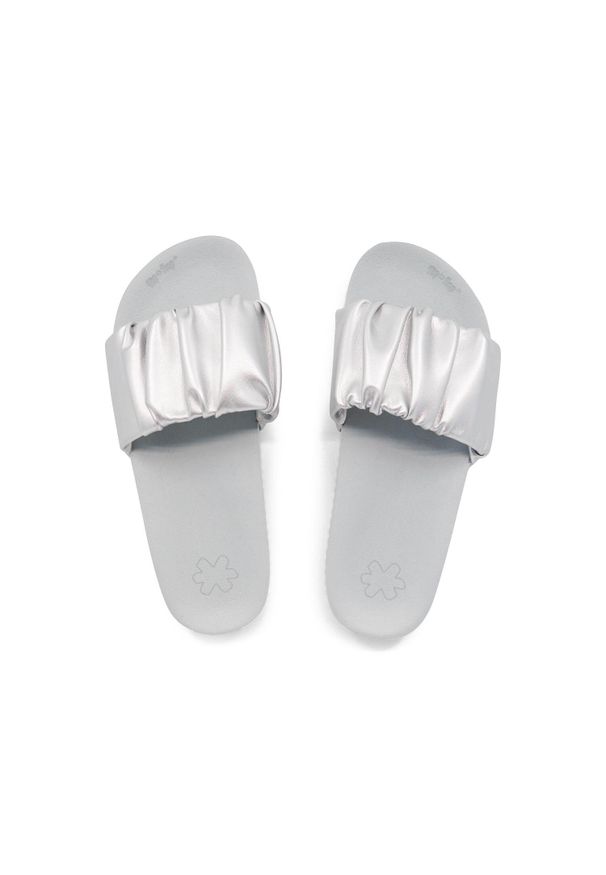 Flip*Flop - Klapki plażowe damskie Flip Flop Pool Gentle. Okazja: na plażę. Kolor: szary. Sezon: lato
