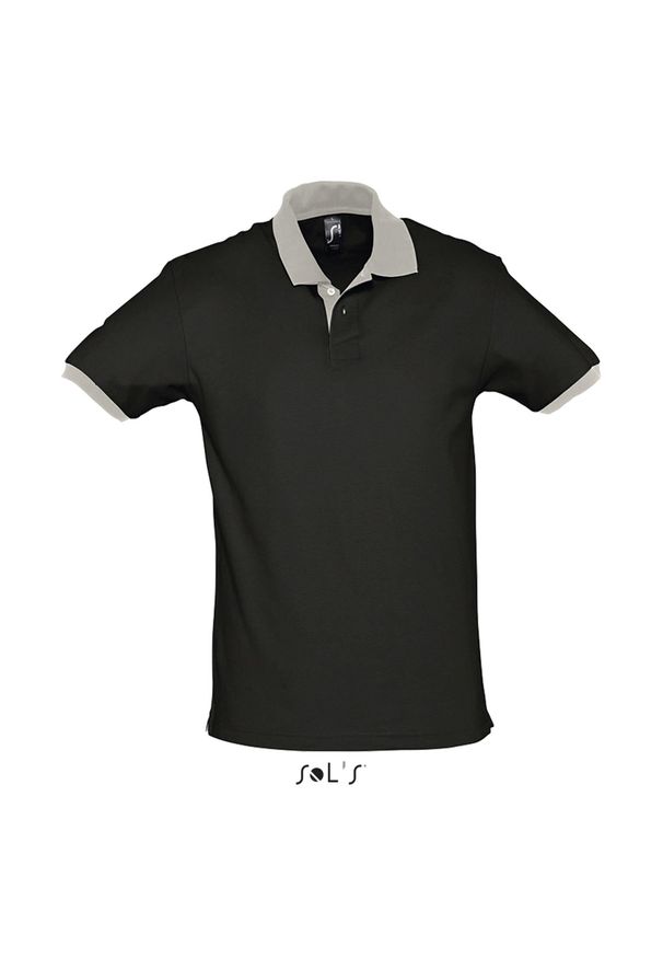 SOL'S - Polo Sol's Prince. Typ kołnierza: polo. Kolor: szary, wielokolorowy, czarny