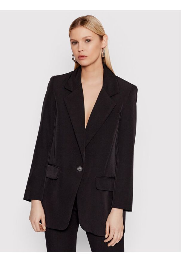 only - ONLY Marynarka Lana 15245698 Czarny Regular Fit. Kolor: czarny. Materiał: syntetyk