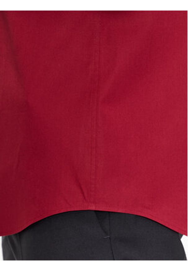 BOSS - Boss Koszula H-Hank-Kent-C1-214 50469345 Czerwony Slim Fit. Typ kołnierza: kołnierzyk klasyczny. Kolor: czerwony. Materiał: bawełna