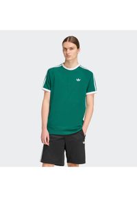Adidas - adidas T-Shirt 3-Stripes KE3534 Zielony Regular Fit. Kolor: zielony. Materiał: bawełna #1