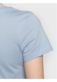 Calvin Klein Jeans T-Shirt J20J220300 Błękitny Slim Fit. Kolor: niebieski. Materiał: bawełna #4
