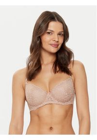 Hunkemöller Biustonosz z fiszbiną Anya 206262 Beżowy. Kolor: beżowy. Materiał: syntetyk #4