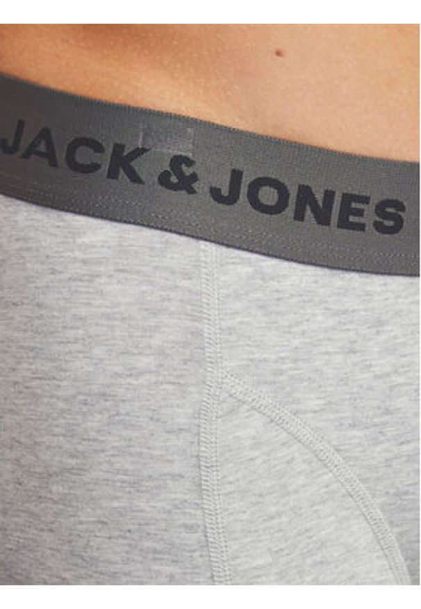 Jack & Jones - Jack&Jones Komplet 3 par bokserek Yannick 12252801 Szary. Kolor: szary. Materiał: bawełna
