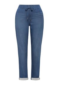 Olsen Spodnie materiałowe 14002053 Niebieski Regular Fit. Kolor: niebieski. Materiał: materiał, bawełna #8
