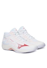 Mizuno Buty halowe Lightning Select Mid V1GC2675 Biały. Kolor: biały. Materiał: materiał #4