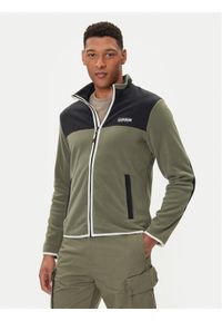 Napapijri Polar T-Dergana NP0A88V1 Zielony Regular Fit. Kolor: zielony. Materiał: syntetyk