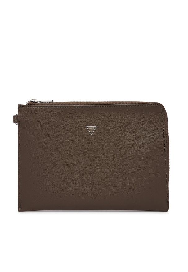 Saszetka Guess. Kolor: brązowy