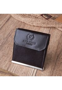 Banknotówka brązowa PAOLO PERUZZI T-10-BR. Kolor: brązowy. Materiał: skóra #1