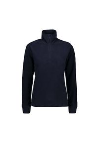 Bluza polarowa damska CMP. Kolor: niebieski. Materiał: polar. Sport: turystyka piesza #1