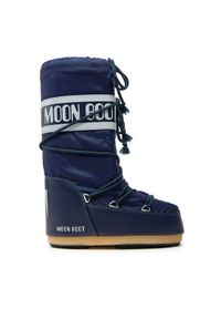 Śniegowce Moon Boot. Kolor: niebieski. Materiał: nylon #1