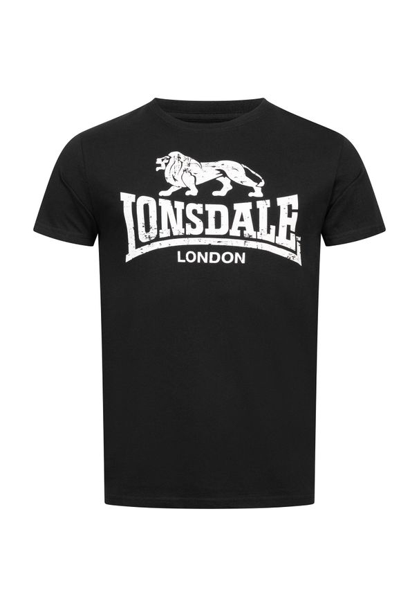 Koszulka Lonsdale Silverhill. Kolor: czarny, biały, wielokolorowy. Materiał: bawełna