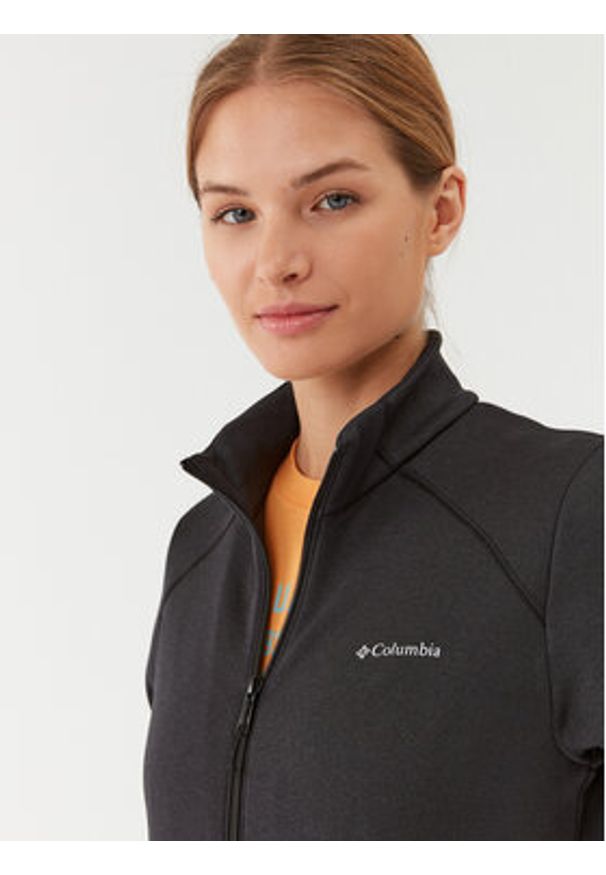 columbia - Columbia Polar Col Hike Tech Fleece FZ 2051653 Czarny Regular Fit. Kolor: czarny. Materiał: syntetyk