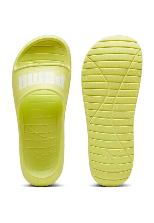 Klapki Puma Divecat V2 Lite Slide Flip Flops, Mężczyźni. Kolor: żółty, biały, wielokolorowy, zielony. Materiał: guma, materiał, syntetyk