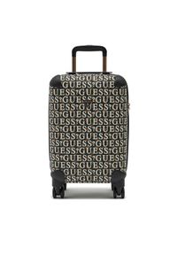 Guess Walizka kabinowa Stark TWE927 09830 Brązowy. Kolor: brązowy. Materiał: skóra