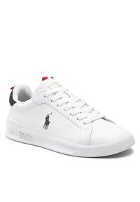 Polo Ralph Lauren Sneakersy Hrt Ct II 809860883003 Biały. Kolor: biały. Materiał: skóra #7