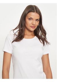 4f - 4F T-Shirt 4FWMM00TTSHF1846 Biały Slim Fit. Kolor: biały. Materiał: bawełna