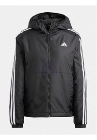 Adidas - adidas Kurtka przejściowa Essentials 3-Stripes IN3288 Czarny Regular Fit. Kolor: czarny. Materiał: syntetyk #4