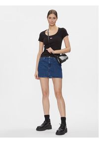 Tommy Jeans Spódnica jeansowa Izzie DW0DW17287 Niebieski Regular Fit. Kolor: niebieski. Materiał: bawełna #3