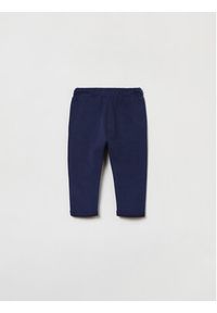 OVS Spodnie dresowe 1685723 Granatowy Regular Fit. Kolor: niebieski. Materiał: bawełna
