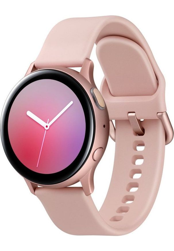 SAMSUNG - Smartwatch Samsung Galaxy Watch Active 2 Alu 40mm Różowe złoto (SM-R830NZDAXEO). Rodzaj zegarka: smartwatch. Kolor: różowy, wielokolorowy, złoty
