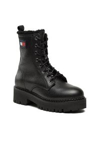 Tommy Jeans Botki Tjw Urban Boot Tumbled Ltr Wl EN0EN02317 Czarny. Kolor: czarny. Materiał: skóra #4