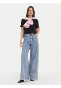 TOMMY HILFIGER - Tommy Hilfiger T-Shirt New Cody WW0WW40587 Czarny Slim Fit. Kolor: czarny. Materiał: bawełna #4