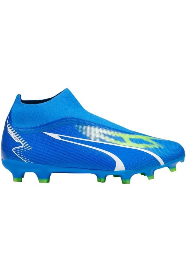 Buty piłkarskie Puma Ultra Match+ Ll FG/AG M 107511 03 niebieskie. Kolor: niebieski. Szerokość cholewki: normalna. Sport: piłka nożna