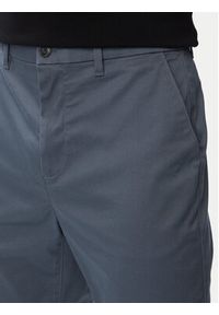 Calvin Klein Spodnie materiałowe LV140EM633 Granatowy Slim Fit. Kolor: niebieski. Materiał: bawełna #4