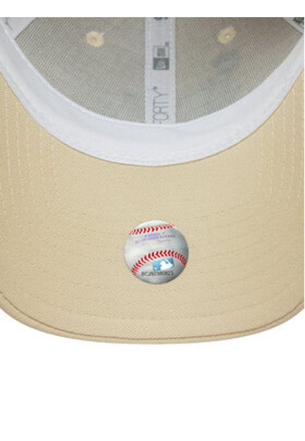 New Era Czapka z daszkiem New York Yankees Womens MLB 9FORTY 60667492 Żółty. Kolor: żółty. Materiał: materiał, bawełna