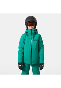 Dziecięca kurtka narciarska Helly Hansen Alpha. Kolor: zielony. Sezon: zima. Sport: narciarstwo