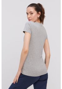 Emporio Armani Underwear T-shirt 163139.1A227 damski kolor szary. Okazja: na co dzień. Kolor: szary. Materiał: materiał, dzianina. Wzór: nadruk. Styl: casual #3