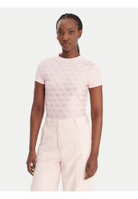 Guess T-Shirt W4BI26 J1314 Różowy Regular Fit. Kolor: różowy. Materiał: bawełna #1