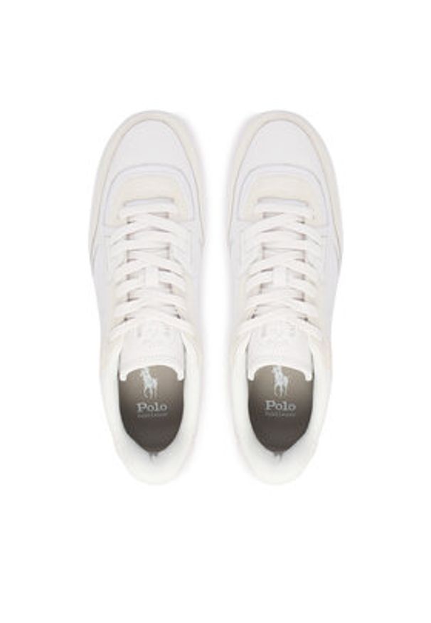 Polo Ralph Lauren Sneakersy 809P00810002 Biały. Kolor: biały. Materiał: skóra