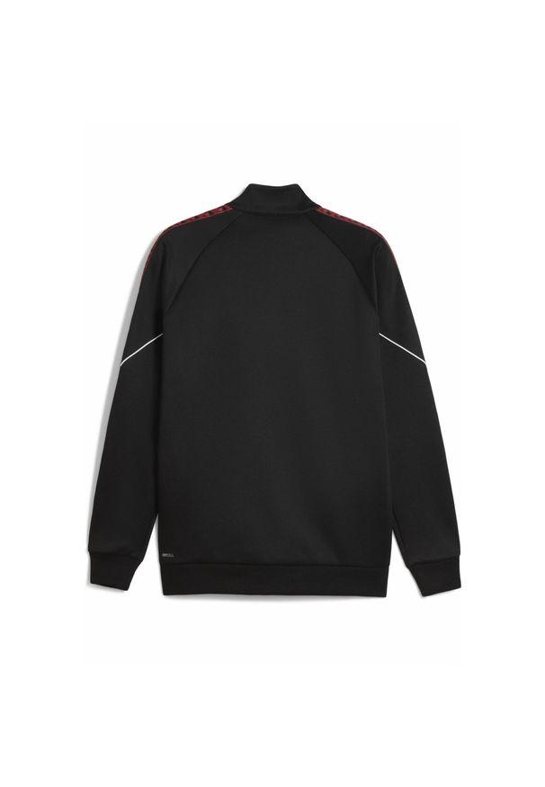 Puma - Męska kurtka AC Milan KING Anthem PUMA Black For All Time Red. Kolor: czerwony, wielokolorowy, czarny