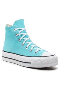 Converse Trampki Chuck Taylor All Star Lift A07570C Niebieski. Kolor: niebieski. Materiał: materiał #5