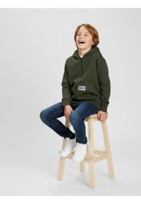 Sinsay - Rozpinana bluza z kapturem - khaki. Typ kołnierza: kaptur. Kolor: brązowy