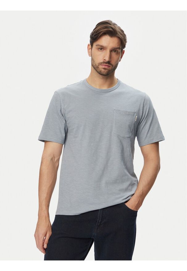 Jack & Jones T-Shirt Cassis 12295066 Niebieski Regular Fit. Kolor: niebieski. Materiał: bawełna