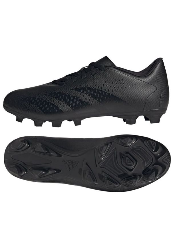 Adidas - Buty adidas Predator Accuracy.4 FxG M GW4605 czarne czarne. Kolor: czarny. Materiał: materiał. Szerokość cholewki: normalna