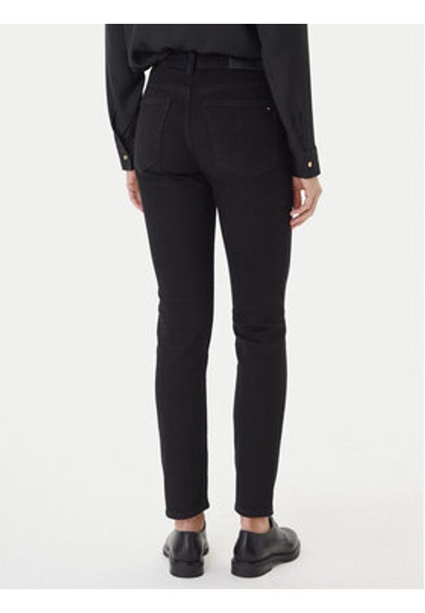 TOMMY HILFIGER - Tommy Hilfiger Jeansy WW0WW46725 Czarny Slim Fit. Kolor: czarny
